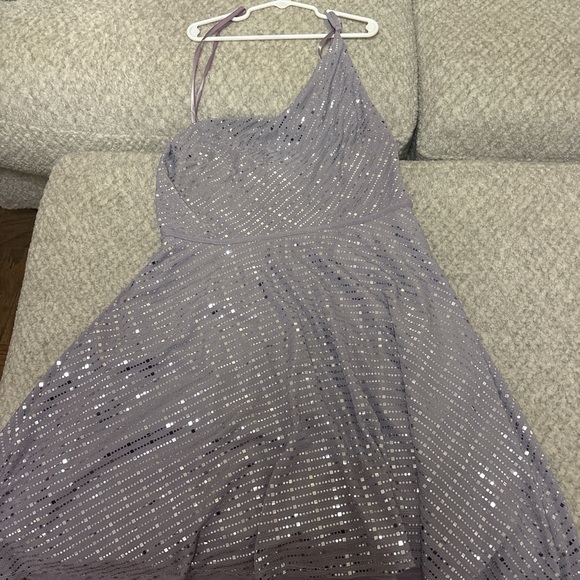 Macy's Purple Sequin Dress - Picture 1 of 3